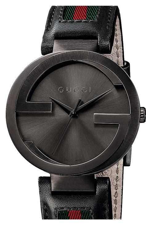 gucci interlocking g watch men's